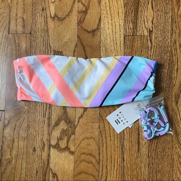 NWT Billabong Break A Dawn Tube Bikini Top Sz M - Picture 2 of 11